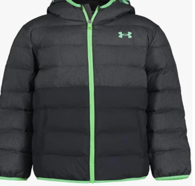 Under Armour Boys' Pronto Colorblock Puffer Jacket, Mid-Weight, Youth Large - Image 1 of 4