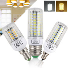 E12 E27 E14 24 - 80 LED Corn Light Bulb Smart IC Power 5730 SMD Lamp 110/220V ST