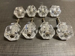 8 Crystal Palace 1-3/16 inch Crysacrylic with Polished Nickel Cabinet Knobs - Picture 1 of 4
