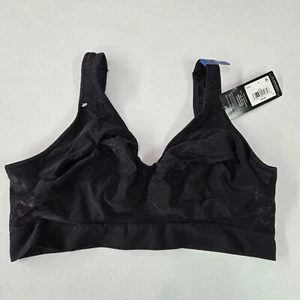 Bali Women Bra XL Black Comfort Revolution ComfortFlex Fit Seamless 2-ply NWT - Picture 1 of 9