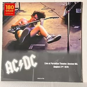 AC/DC Live At Paradise Theater Boston MA August 21st 1978 Blue Vinyl NEW SEALED - Picture 1 of 2