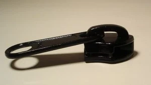 Marine Canvas YKK COIL ZIPPER # 10 SLIDER Single Pull - BLACK 2 pc - Picture 1 of 1