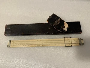 Antigua regla deslizante dúplex polifásica Keuffel & Esser 4088-3 con estuche original - Imagen 1 de 14