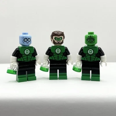 LEGO DC Comics ZKJ.Brick DC Custom Green Lantern Trio Minifigures NEW - Image 1 of 4