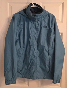 THE NORTH FACE Damen Resolve 2 DryVent Regenjacke Gr. L blau/grün mit Kapuze. - Bild 1 von 15