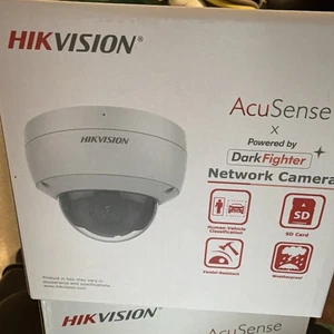 HIKVISION DS-2CD2186G2-ISU 4k 8mp Acusense Fixed Dome network camera Brand New - Picture 1 of 3