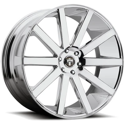 Dub S120 Shot Calla 22x9 5x120 +38mm Chrome Wheel Rim 22" Inch Foto 1 de 4