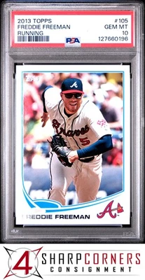 Freddie Freeman Braves 2013 Topps #105 funcionando PSA 10 Foto 1 de 3
