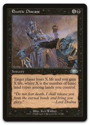 Exotic Disease #43 (LP) Planeshift PLS Magic MTG - Image 1 of 2