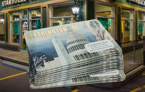 Washington DC 2016 Starbucks Card Lot of 10 Gift Cards All Pin Intact Free Ship! - Picture 1 of 1