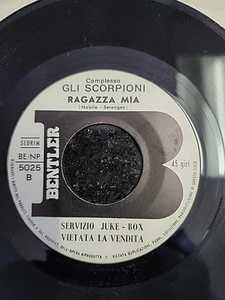 Gli Scorpioni _ La Solita Maria / Ragazza Mia _ Vinile 45giri 7" Juke Box _ 1967 - Imagen 1 de 4