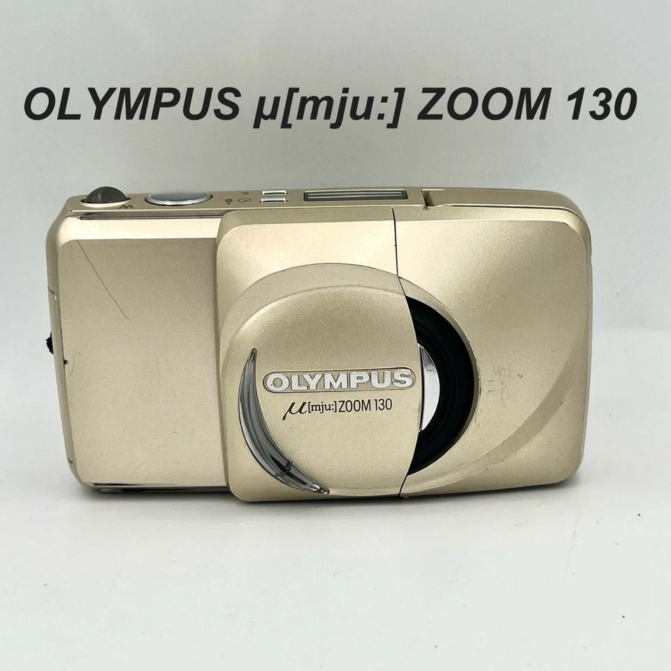 Olympus µ[mju:] ZOOM 130 35mm Point & Shoot Film Camera Tested, Excellent Japan - Image 1 of 4