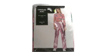 Chaqueta de Camuflaje Mujer Pequeña Mediana Moderna Disfraz de Héroe S/M 4-8 Camuflaje Adulto - Imagen 1 de 2