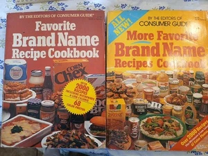 Favorite Brand Name Recipe Cookbooks (1981 & 1984) - Set of 2 Softcover Books - Picture 1 of 2