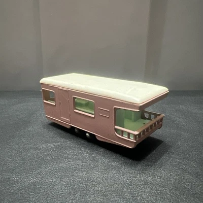 Remolque Matchbox Caravana Rosa Nº 23 Lesney Inglaterra Intacta ¡con Tapa! Foto 1 de 4