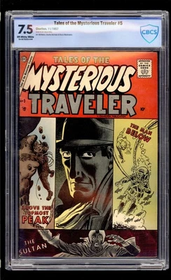 Tales of the Mysterious Traveler #5 1957 CGC 7.5 VF- OW/W High Def Scans** - Image 1 of 2