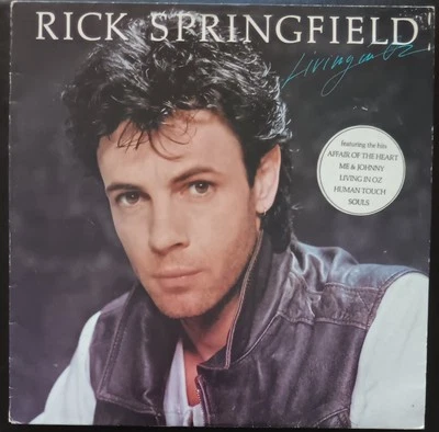 Rick Springfield ‎– Living In Oz - 1983 LP record VG+, cover VG, minor warp - Image 1 of 3