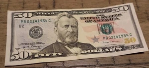 $50 2017A Birthday Note 02-14-1954 Valentines Day!! - Picture 1 of 3