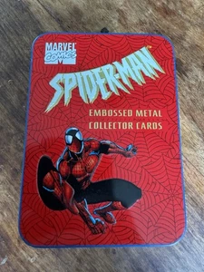Spider-Man Embossed Metal Collectors Cards 1996 Complete Set - Picture 1 of 7