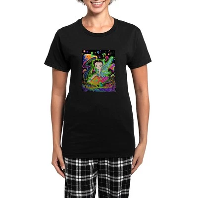 Juego de pijama CafePress Betty Boop Mushroom Fairy para mujer oscuro novedad (1123877839) Foto 1 de 4