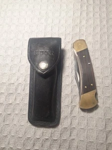 Vintage Buck 110 Folding Hunting Knife (3-Dot) 1980 - 1981 USA - Picture 1 of 17