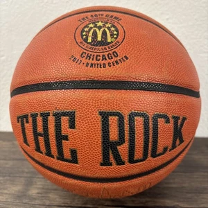 The Rock Basketball C2C 40th Game Ball 28.5 United Center Chicago 2017 McDonalds - Picture 1 of 24