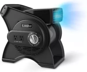 Lasko 12” Utility Fan for Job Site or Home Use, 289 CFM, Pivoting High - Picture 1 of 6