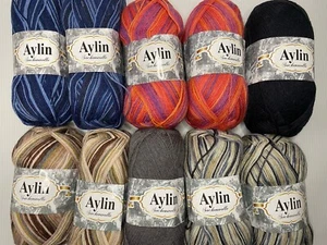 1 Kg Sockenwolle Garnpakete Wolle Wollpaket Paket 4fach - Bild 1 von 3