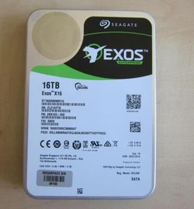 16 TB GB Seagate Enterprise Exos X16 ST16000NM001G 3.5" SATA - Bild 1 von 1