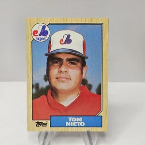 Tom Nieto 1987 Topps Montreal Expos Baseball Card #416 Vintage - Picture 1 of 2