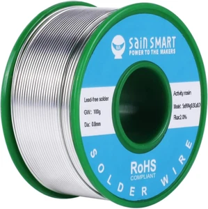 100G 0.8Mm Lead Free Solder Wire with Rosin2 Sn97 Cu0.7 Ag0.3, Tin Wire Solder f - Picture 1 of 7