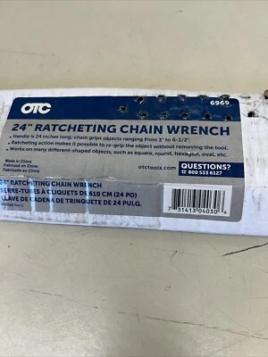 Llave de cadena de trinquete OTC Tools 6969 24" Foto 1 de 2