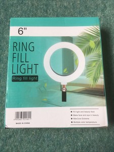 6" Ring Light - Laptop Selfie Fill Light with Clamp Clip Video Conference Lamp