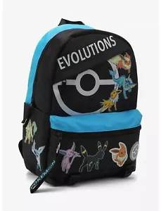 nuovo zaino Pokemon Eevee Evoluzioni Eeveelutions borsa laptop Nintendo Bioworld - Foto 1 di 6
