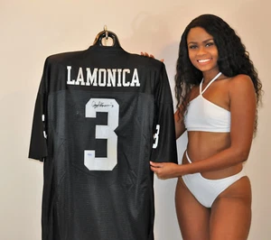Daryle Lamonica Signed Black Jersey - Oakland Raiders Legend - Buy Direct & Save - Picture 1 of 4
