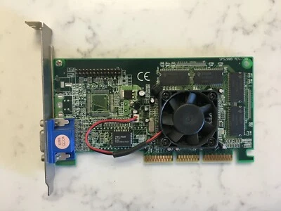 Nvidia  e-TNT2 M64 032A4NV02S1 32MB  AGP 4x/8x VGA GRAPHICS CARD - Image 1 of 3