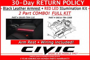 NEW GENUINE HONDA   2019 - 2020   CIVIC BLACK CENTER ARMREST ILLUMINATION KIT - Picture 1 of 3