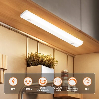 Lámpara de cocina LED 12""/18""/24"" debajo del armario con cable vinculable Foto 1 de 4