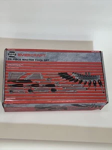 NAPA EVERCRAFT 94 piece master tool set, SAE & METRIC, Triple Chrome, Plated. - Picture 1 of 9