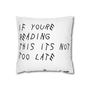 CUSCINO PERSONALIZZATO, IDEA REGALO, DRAKE, FRASE 40X40 CERTIFICATO - Foto 1 di 2