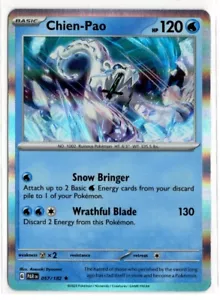 Pokemon Paradox Rift Holo Raro 057/182 Chien-Pao - Imagen 1 de 1