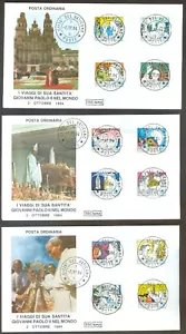 Vatican City Sc# 737-48: Journeys in 1981 and 1982 on FDC - Picture 1 of 4
