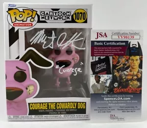 Marty Grabstein Signed Courage The Cowardly Dog Funko POP B Autograph JSA COA - Picture 1 of 5