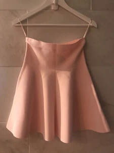 Falda Ingrid BCBGMAXAZRIA $158 Rosa Polvoriento Vendaje M Mediana Nueva con Etiquetas - Imagen 1 de 12