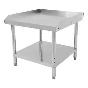 Stainless Steel Kitchen Restaurant Adjustable Work Prep Table - Picture 1 of 20
