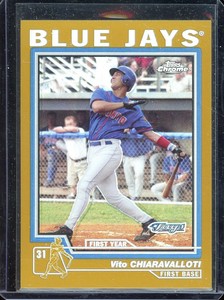 2004 Topps Chrome Gold Refractor Vito Chiaravalloti Rc #251