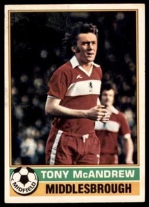 Topps Football Red 1977 (B1) Anthony (Tony) McAndrew Middlesbrough No. 254 - Picture 1 of 2