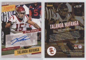 2021 Panini Chronicles Draft Picks Orange Talanoa Hufanga #PS-THF Rookie Auto RC