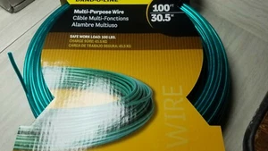 Multi purpose WIRE plastic coated 100 ft 30.5 M or 100 ft each (4 PACK )400' - Picture 1 of 7