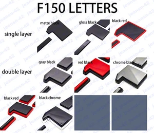 3D Raised Tailgate Inserts Decals Letters for 2018-2020 Ford F150 - Picture 1 of 63